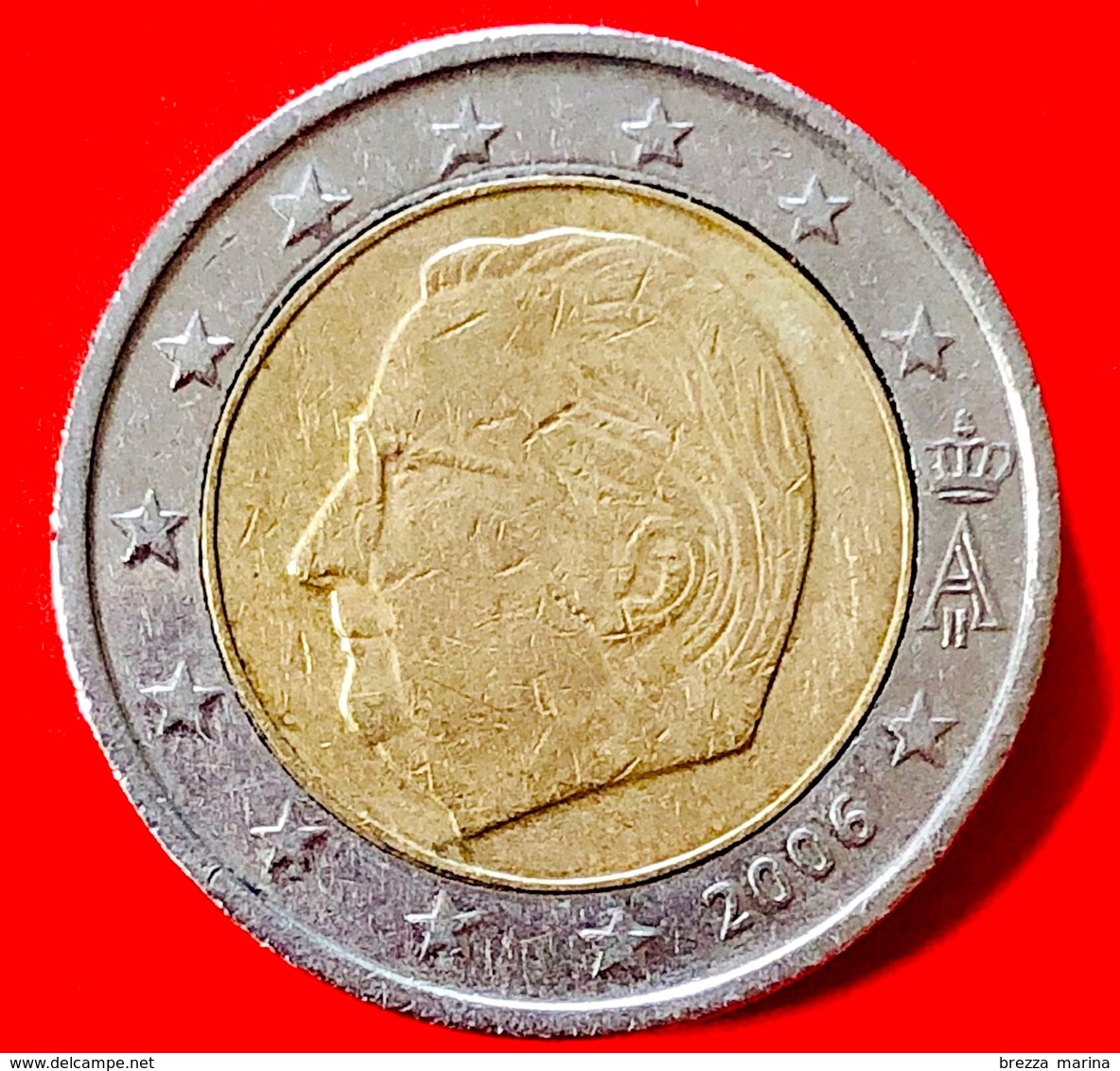 BELGIO - 2006 - Moneta - Effige Del Re Alberto II Del Belgio - Euro - 2.00 - Bélgica