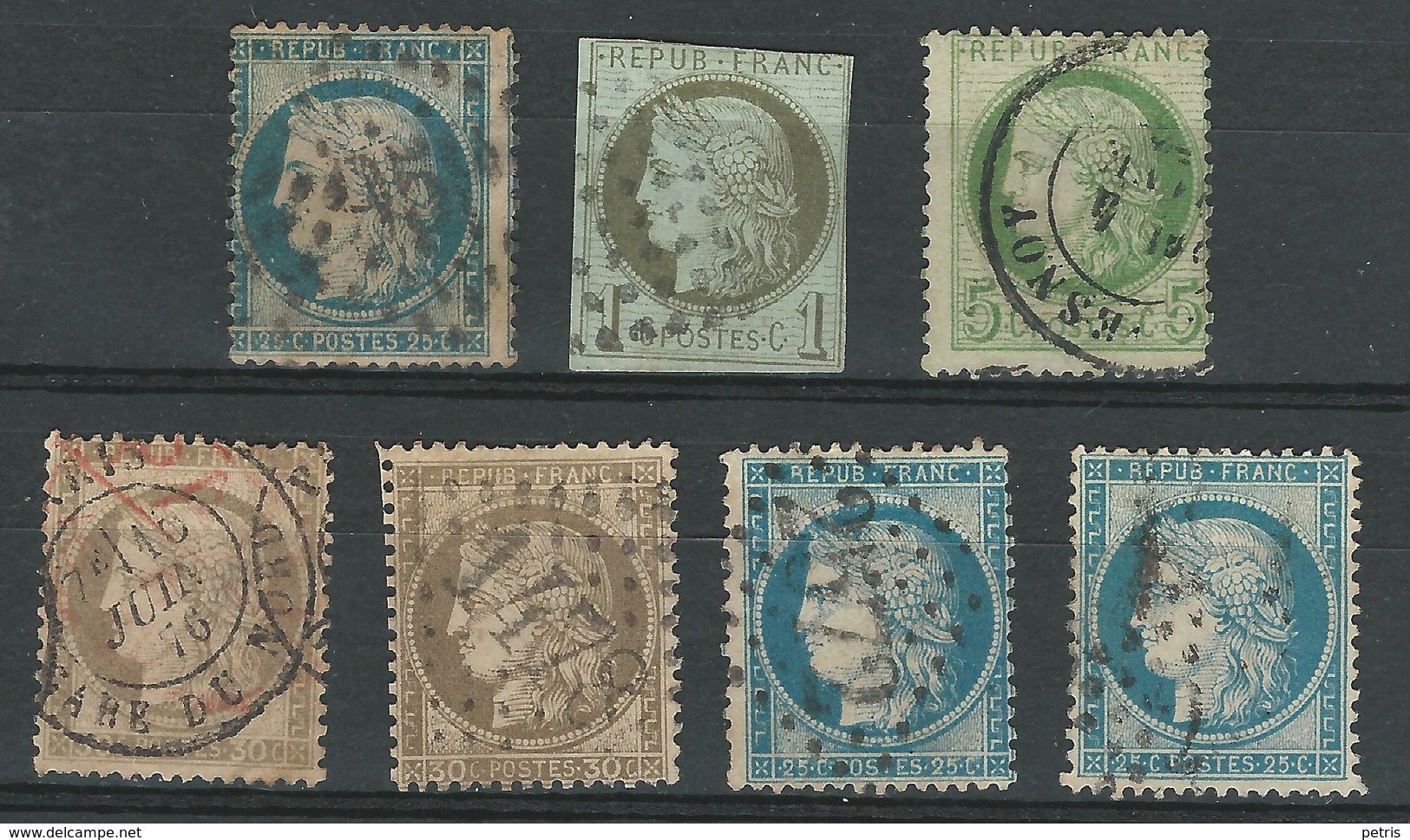 France - 1870-75 Ceres - Lot. 4711 - 1870 Bordeaux Printing