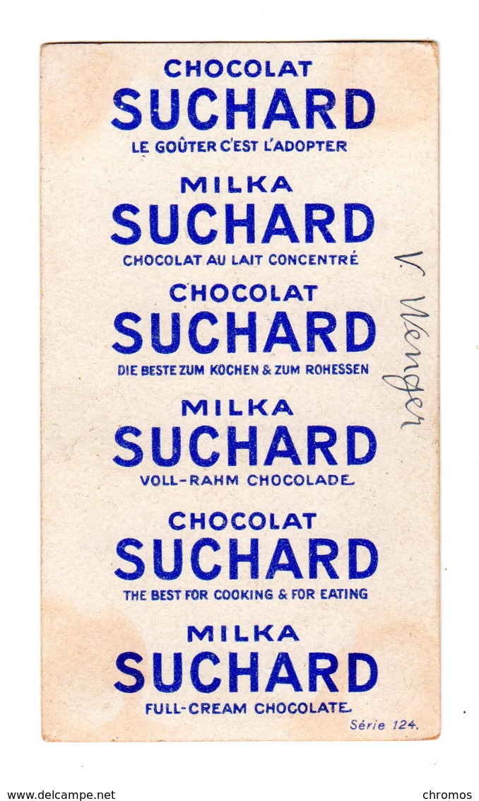 Chromo Chocolat Suchard, 124 / 2, Alpinistes, Alpinisme, Suisse - Suchard