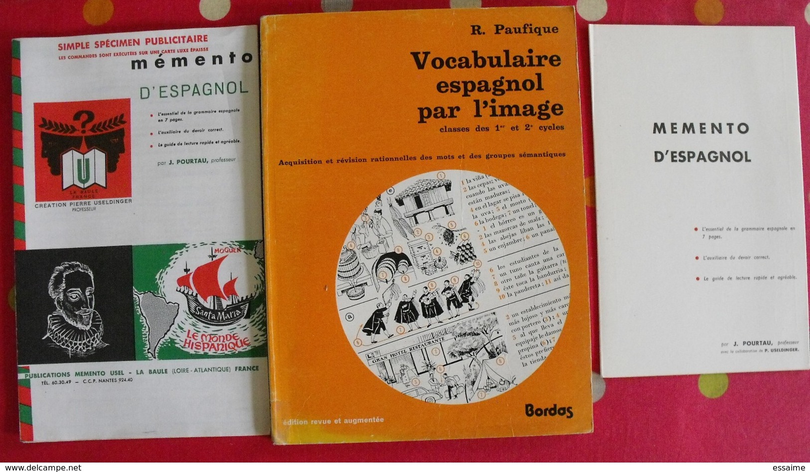 Lot De 3 Revues Livrets Memento Scolaires Ou Autres En Espagnol. Espana. Espagne. 1984 - Non Classés