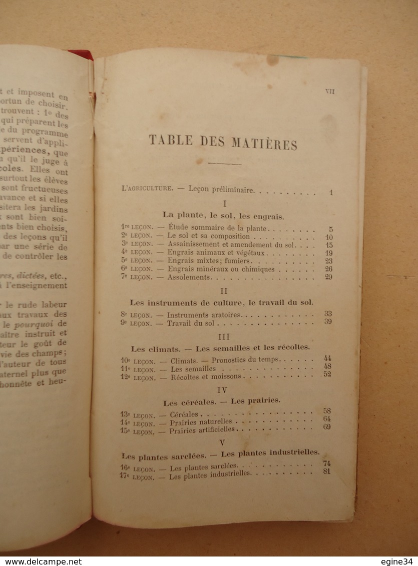 Tours A. Mame - Notions Elémentaires D'Agriculture Et D'Horticulture - 1898 - Giardinaggio