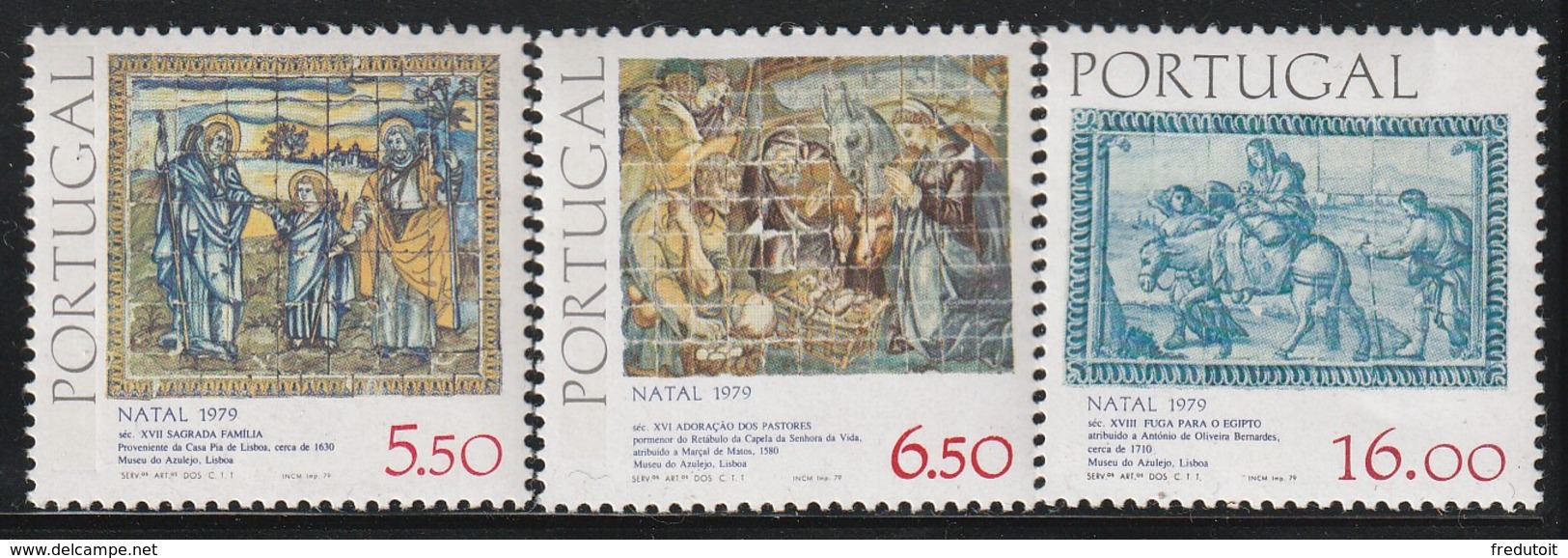 PORTUGAL - N°1447/9 ** (1979) Noël - Neufs