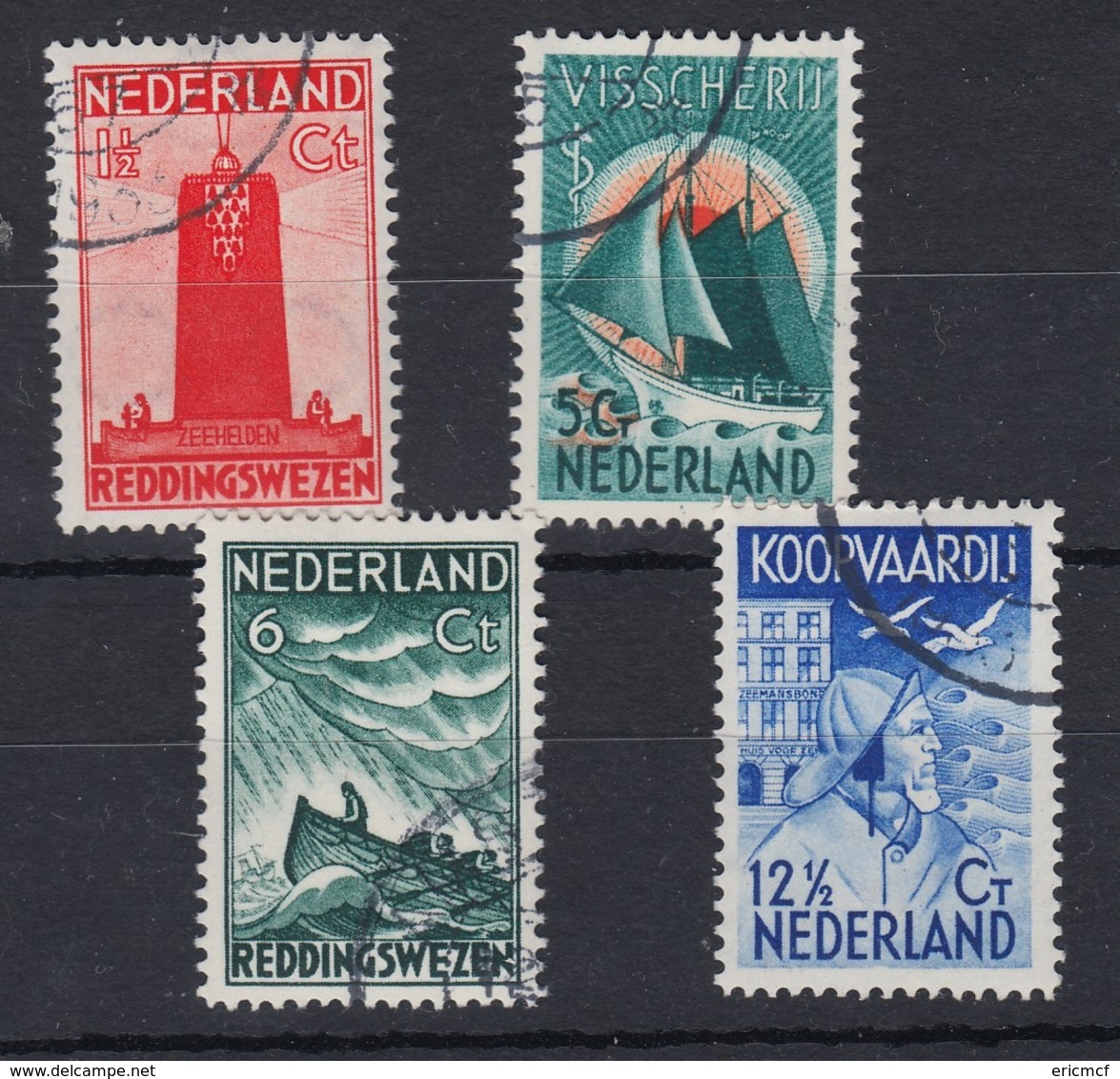 Netherlands 1933 Seamen's Fund Set Fine Used - Used Stamps