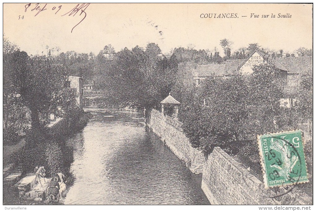 50.- COUTANCES .- Vue Sur La Soulle. 1909 - Coutances