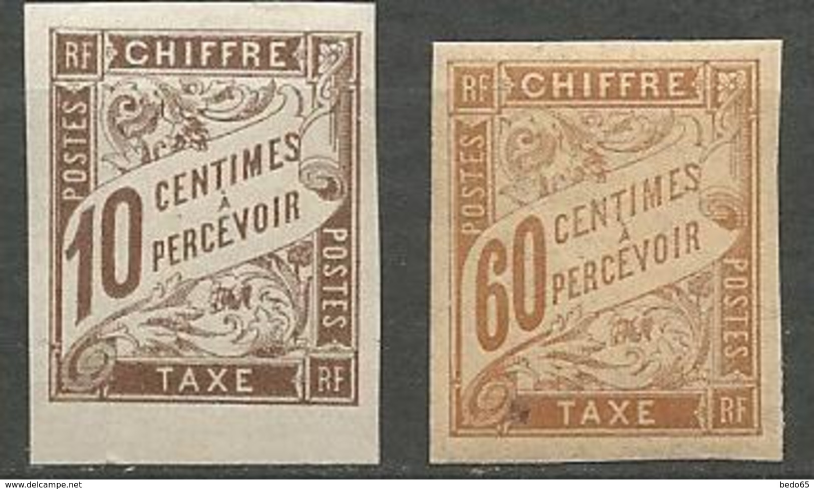 TAXE N° 19 Et 24 NEUF*  Trace De CHARNIERE  / MH - Postage Due