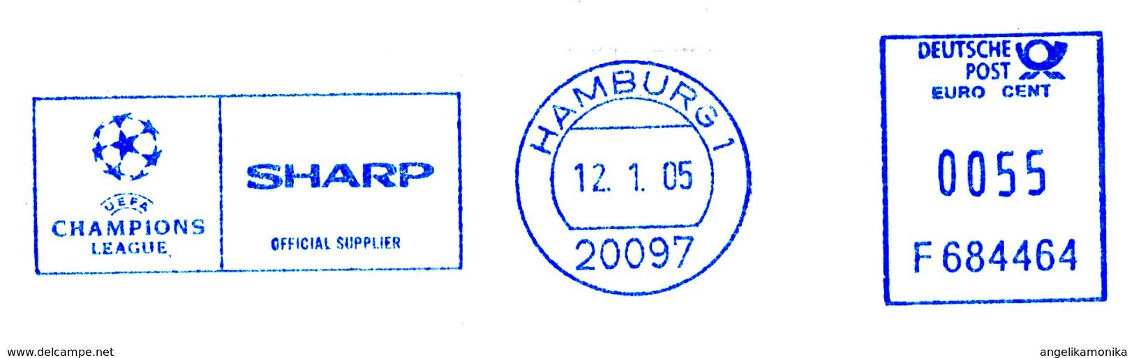 Freistempel 5254 Sharp Championgs League - Franking Machines (EMA)