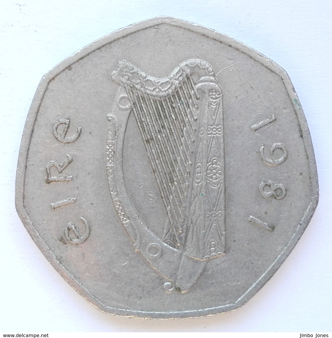 50 Pence Münze Aus Irland Von 1981 (sehr Schön) - Irland