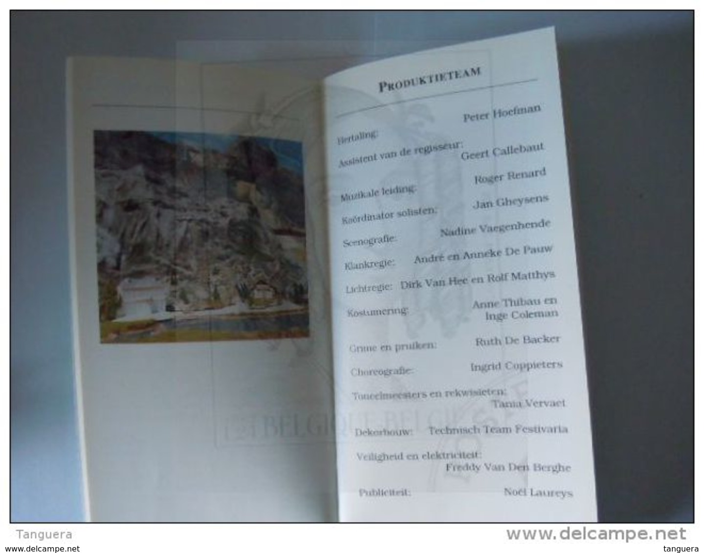 Donkmeer Festivaria 1993 Operette "De vogelhandelaar" Programma boekje 72 pagina's 10 x 20 cm