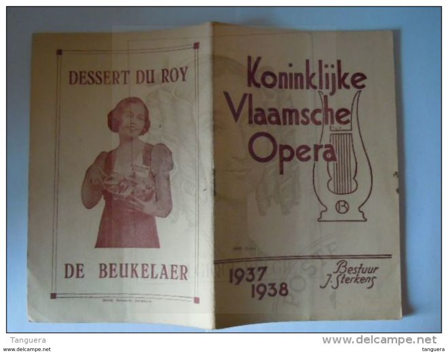 Antwerpen 1938 Koninklijke Vlaamse Opera Programma Cosi fan tutte 36 pagina's 13,8 x 21 cm