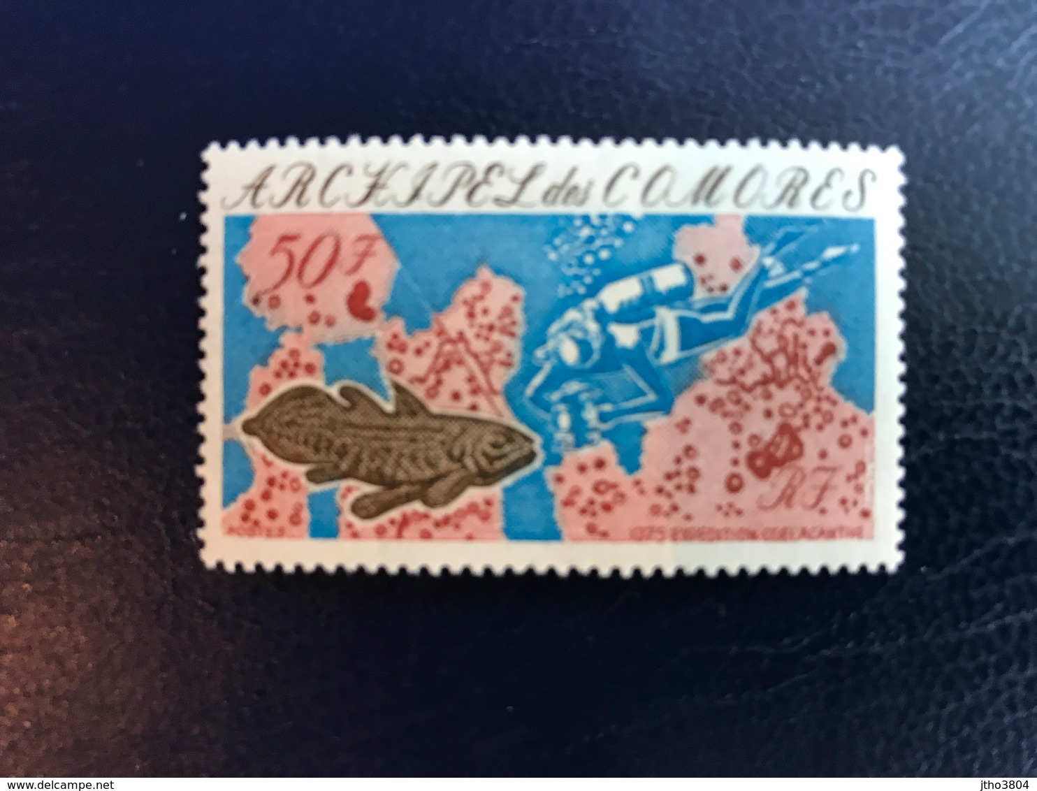 COMORES 1975 YT 104 Fish Coelacanthe Neuf MNH **  COMOROS KOMOREN - Nuevos