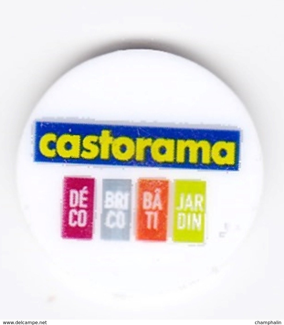 Jeton De Caddie En Plastique - Castorama - Grande Surface De Bricolage - Trolley Token/Shopping Trolley Chip
