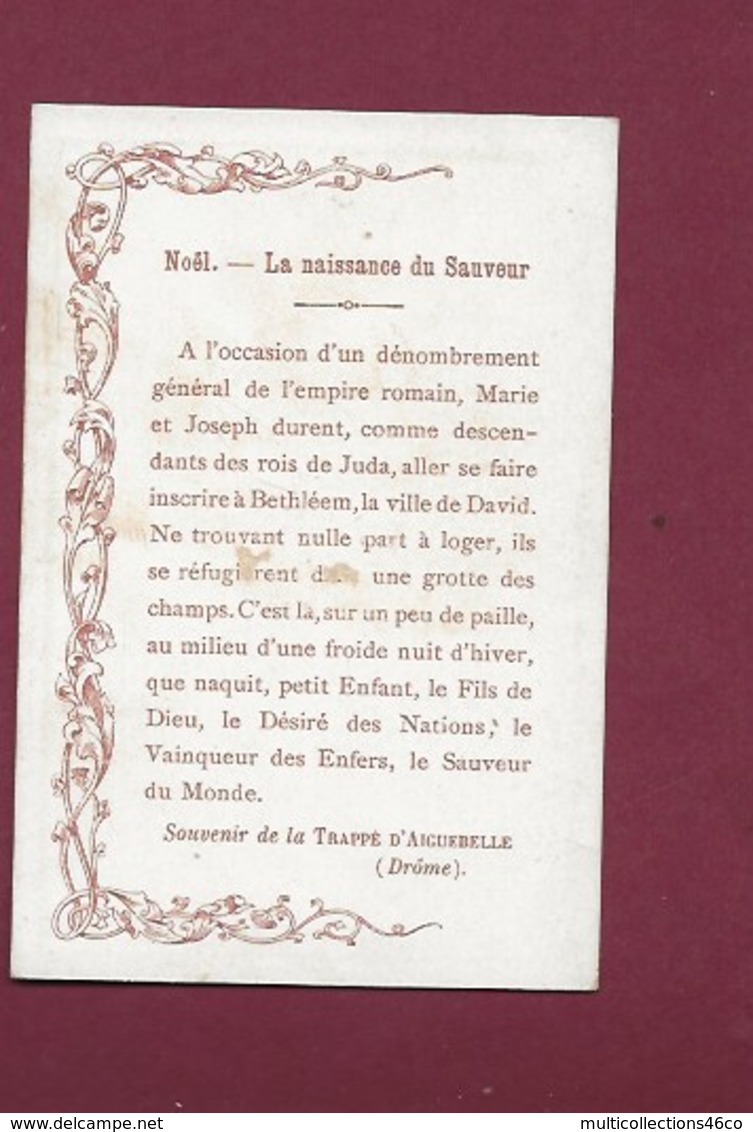 250619B - CHROMO CHOCOLAT AIGUEBELLE - Vie De Notre Seigneur Jésus Christ. Noel La Naissance Du Sauveur - Aiguebelle