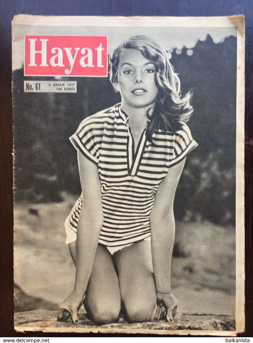 Anita Edhage Hayat Turkish Magazine 1957 December - Cinema - Zeitungen & Zeitschriften