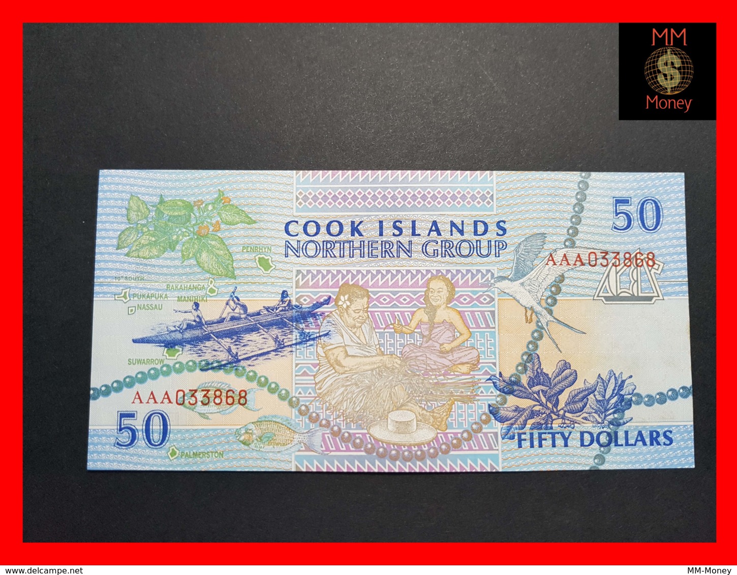 COOK 50  $    1992   P. 10    UNC - Cook