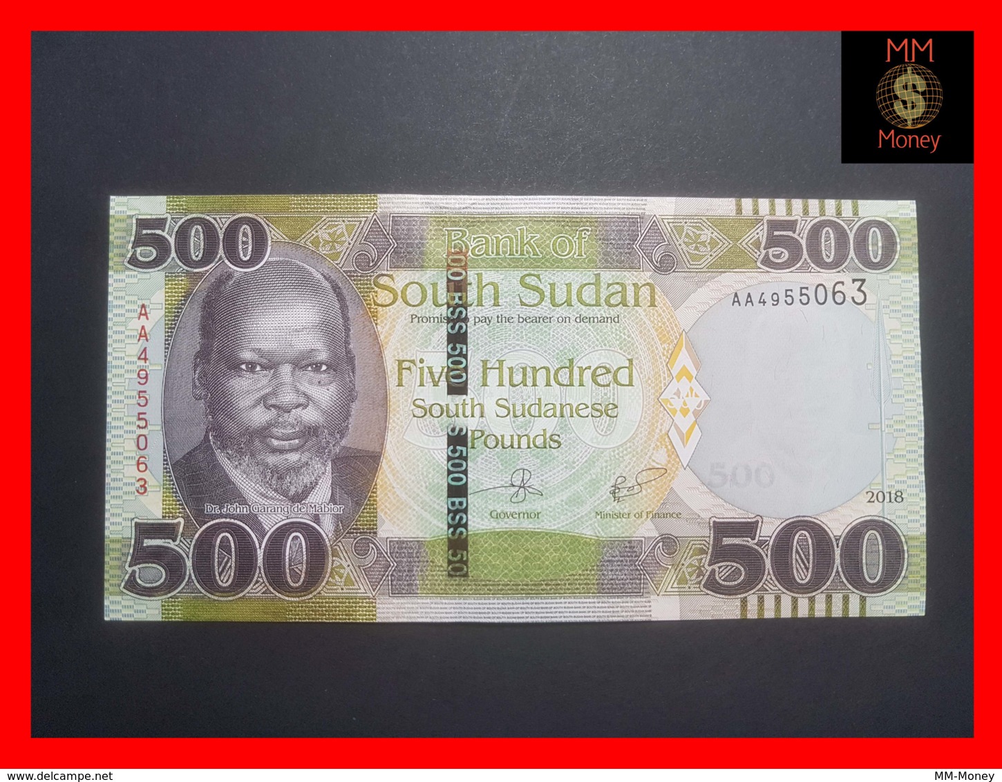 SOUTH SUDAN  500 £    2018  P. 16    UNC - South Sudan