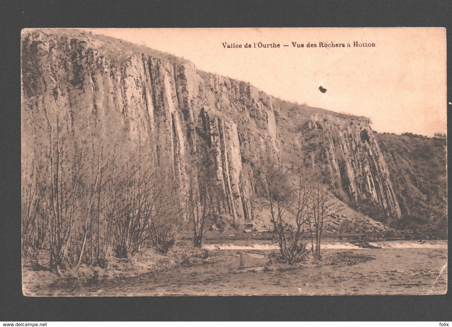 Hotton - Vallée De L'Ourthe - Vue Des Rochers à Hotton - Pub. Hôtel De La Paix - Hotton