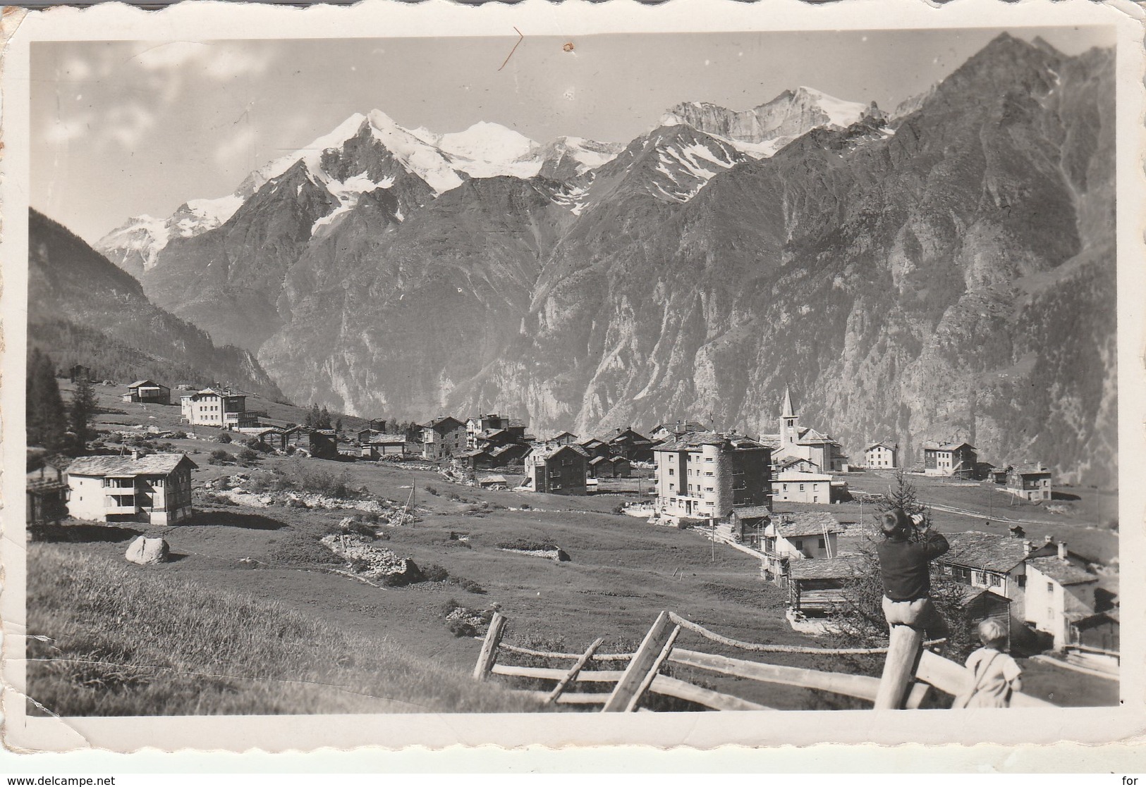 Suisse : V S Valais : GRACHEN: ( Le Village ) - C.p.s.m. - Photo Vérit. - - Grächen