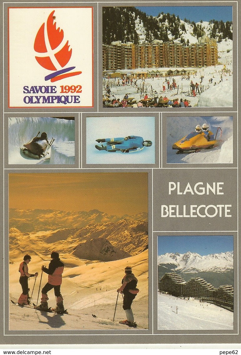Plagne Bellecote-savoie Olympique 1992-luge - Bobsleigh-cpm - Autres & Non Classés