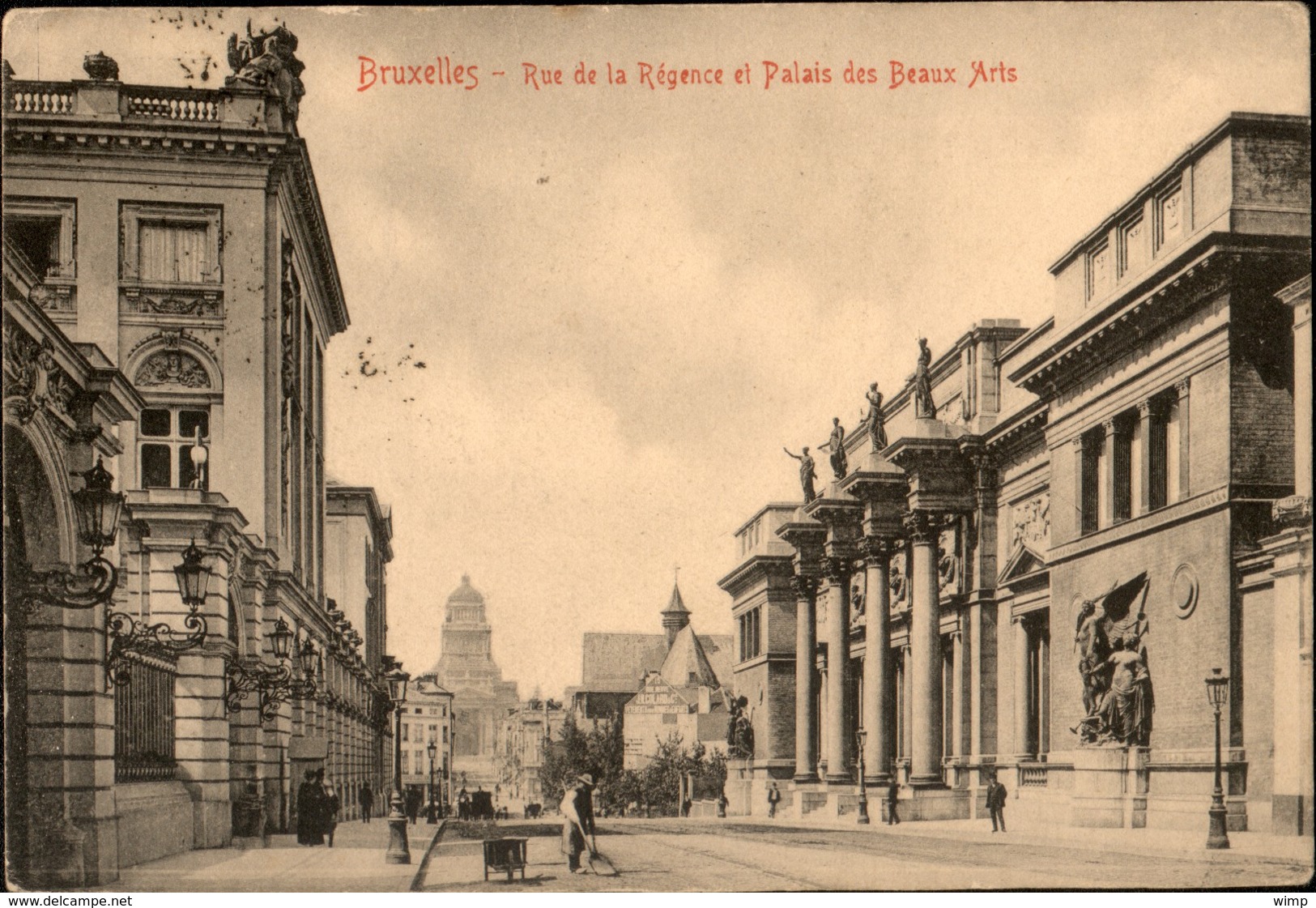 Bruxelles : Rue De La Régence Et Palais Des Beaux Arts - Lanen, Boulevards