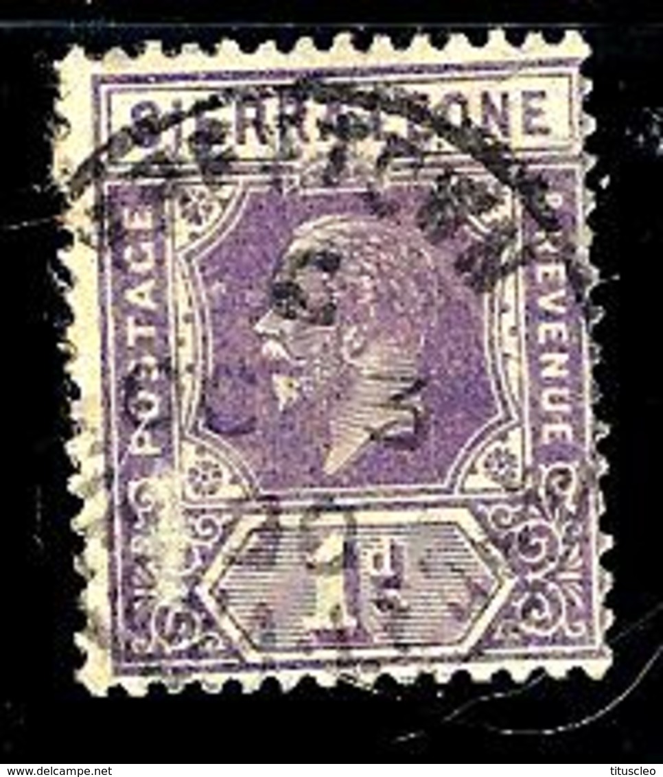 SIERRA LEONE 109° 1p Violet George V(10% De La Cote + 0,15) - Sierra Leone (...-1960)