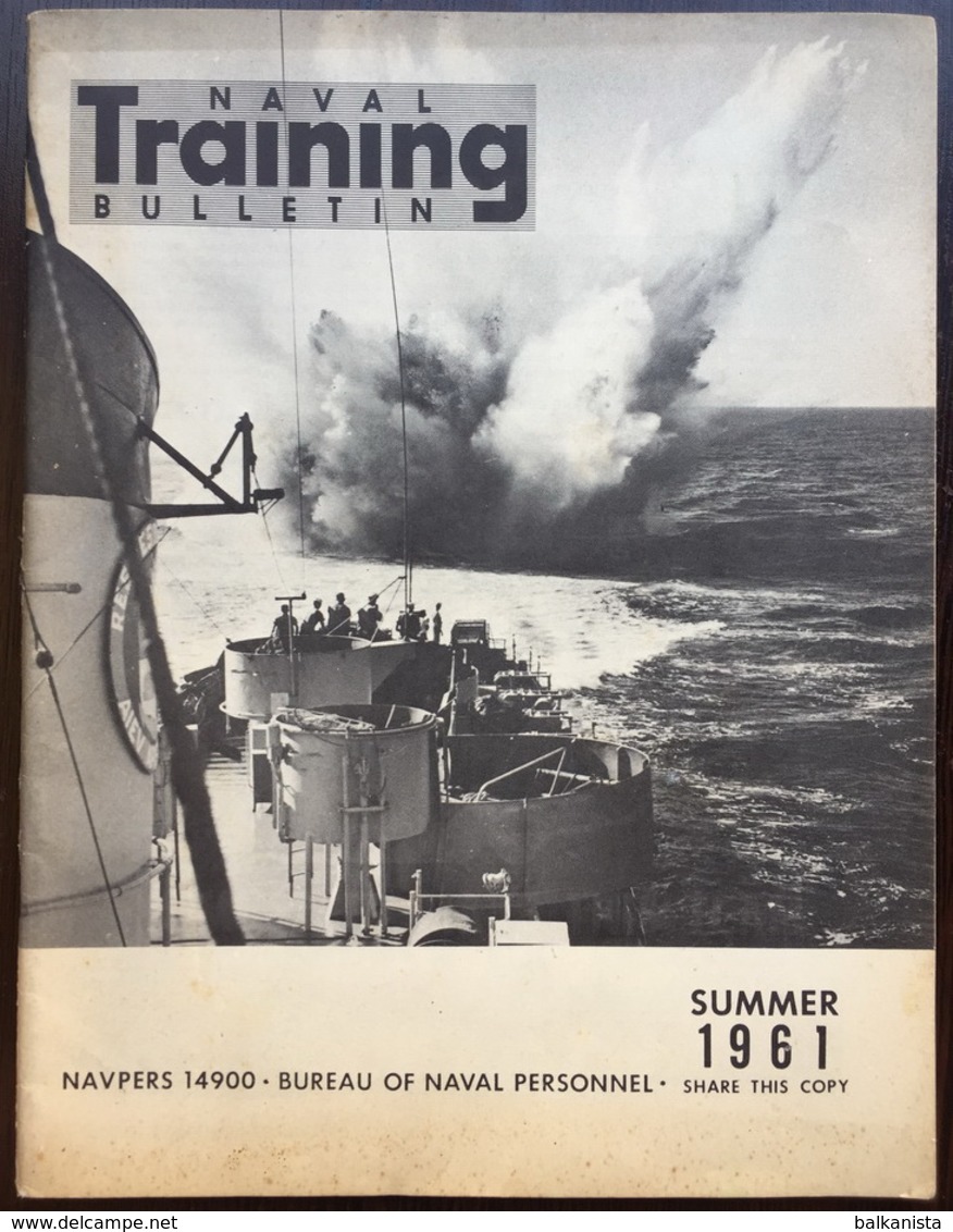 American US Army Naval Training Bulletin Summer 1961 - Naval Institute - US Army