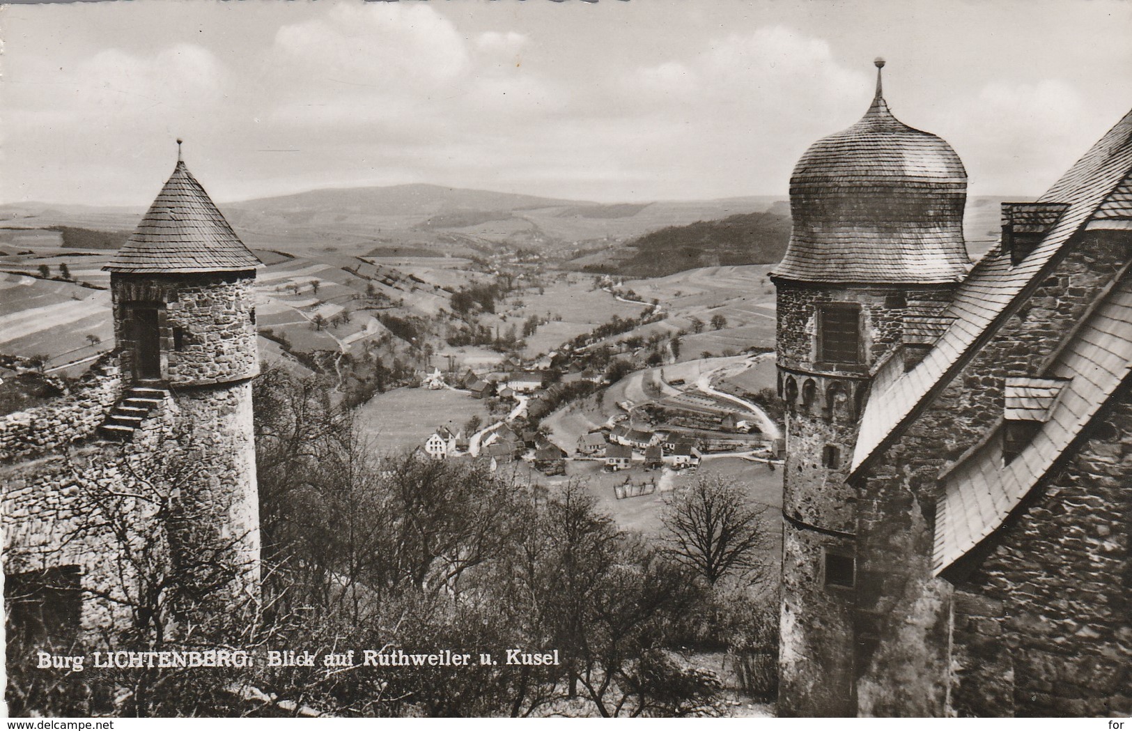 Rhénanie-palatinat : KUSEL : Burg Lichtenberg Bei Baumholder ( C.p.s.m. - Photo Vérit. ) - Kusel