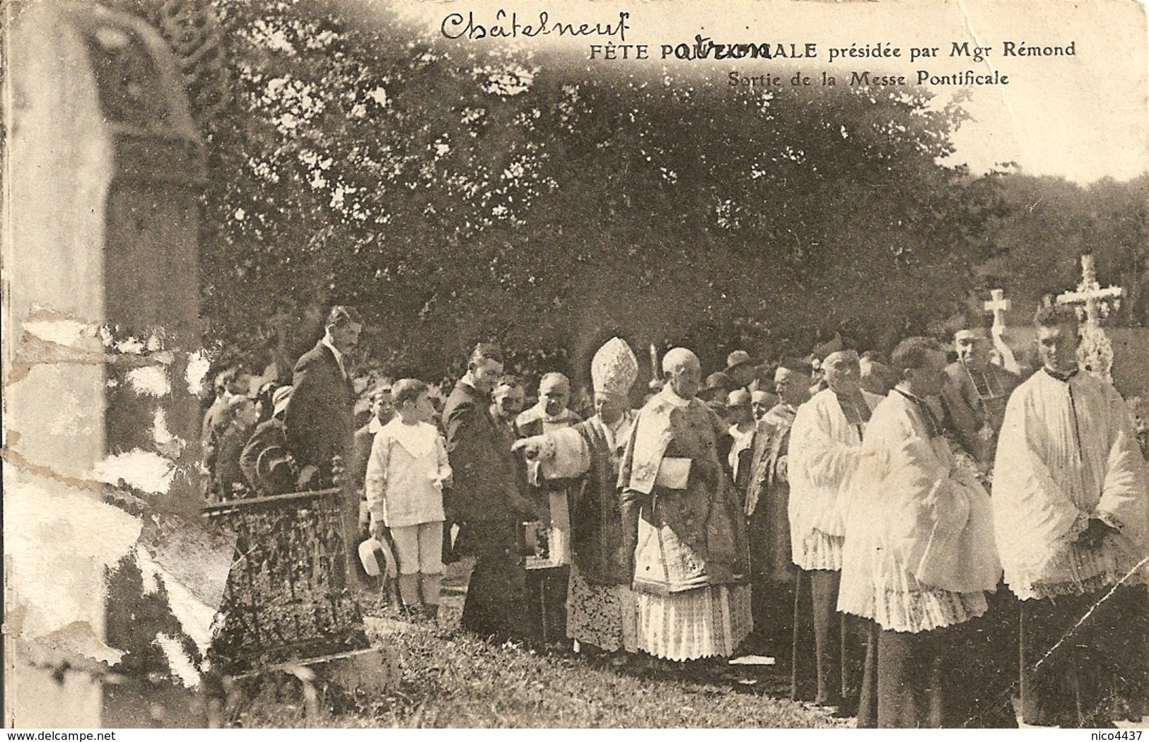 Cpa Chatelneuf Fete Patronale Presidée Par Mgr Remond - Other & Unclassified