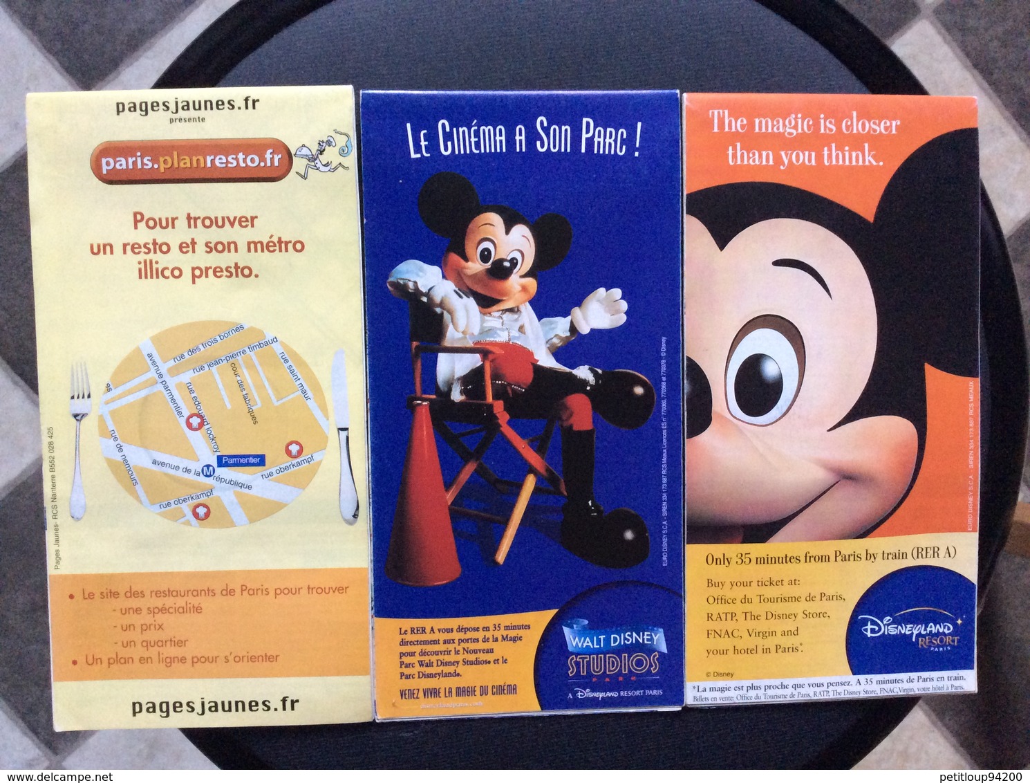 3 PLANS RATP  Metro Bus Rer T PARIS *2001 *2002 *2003 - Europe