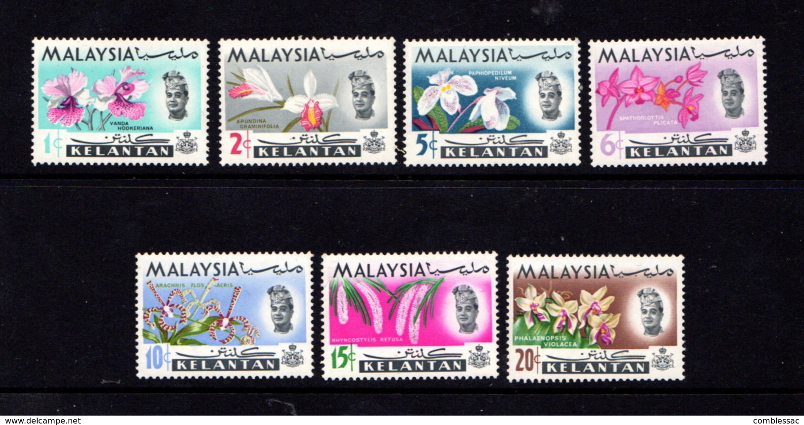 KELANTAN    1965    Various  Designs    Set  Of  7    MNH - Malaysia (1964-...)