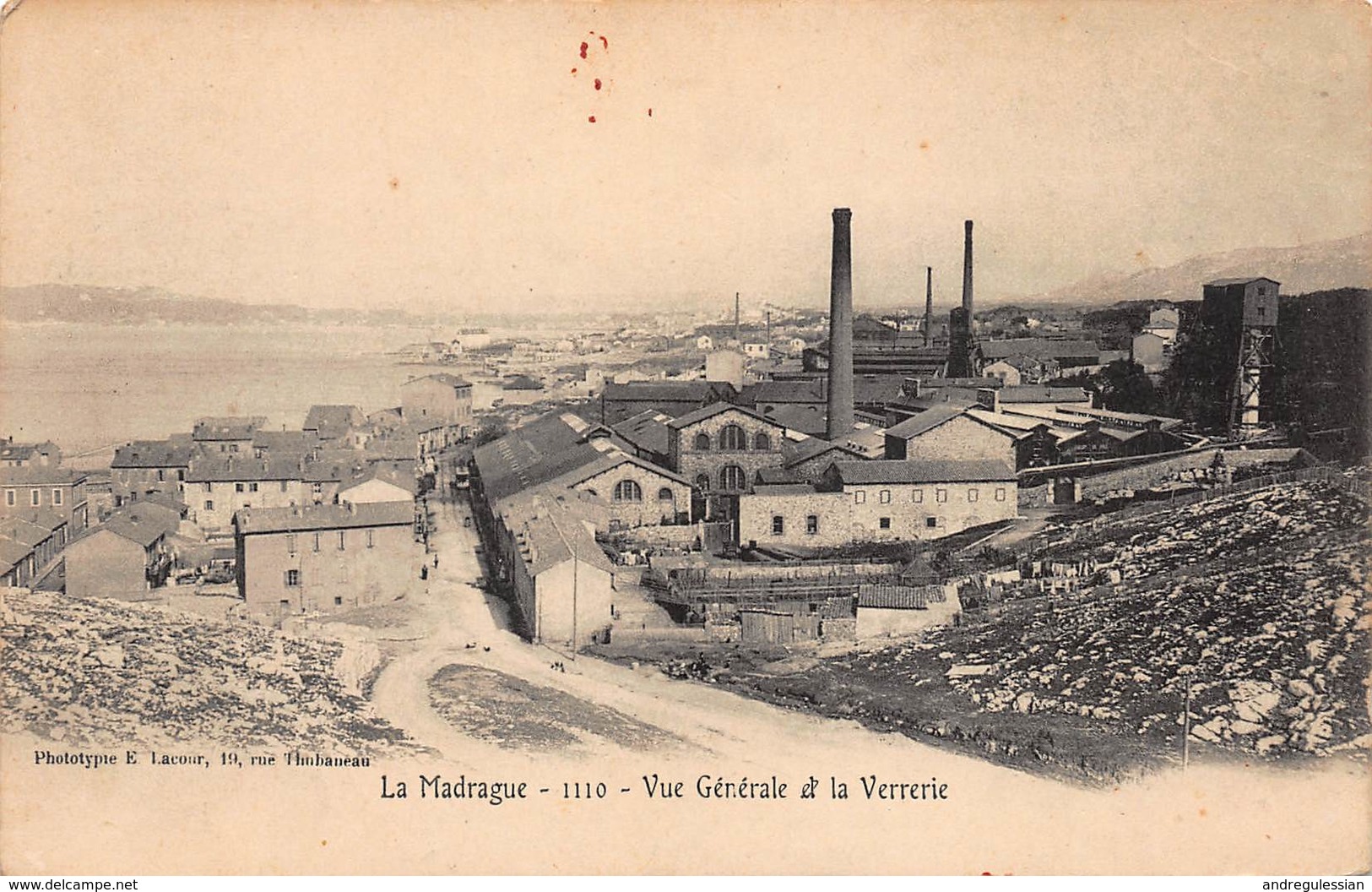 CPA La Madrague - 1110 - Vue Générale De La Verrerie - Endoume, Roucas, Corniche, Plages