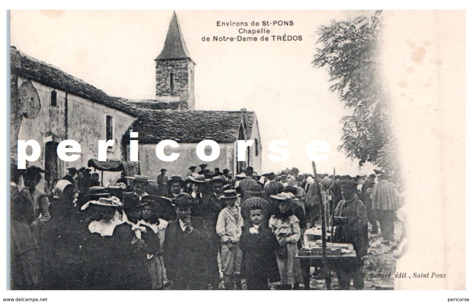 34  Saint Pons  Chapelle De Notre Dame De Trédos Jour De Fête - Saint-Pons-de-Thomières