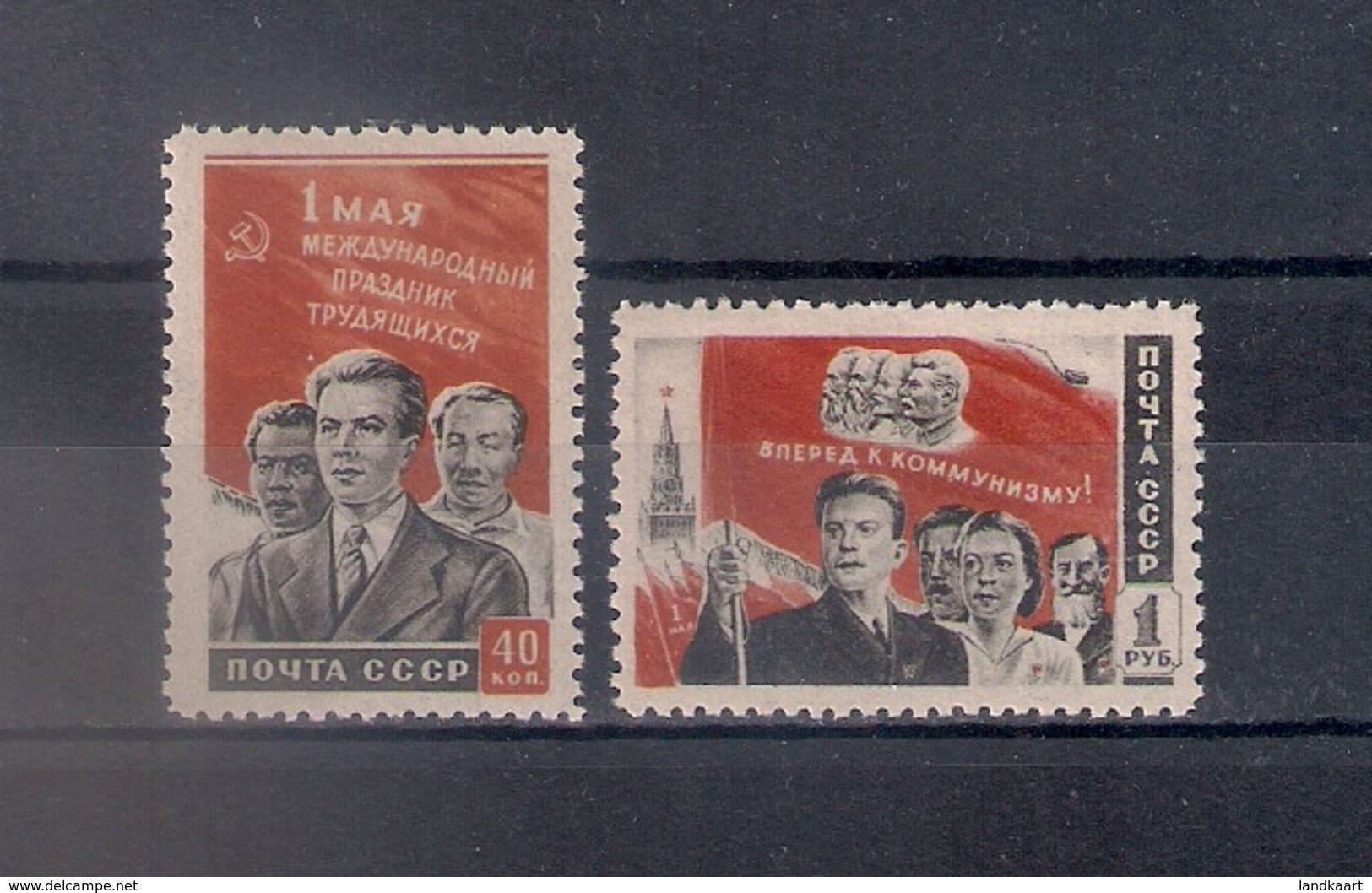 Russia 1950, Michel Nr 1461-62, MLH OG - Ongebruikt