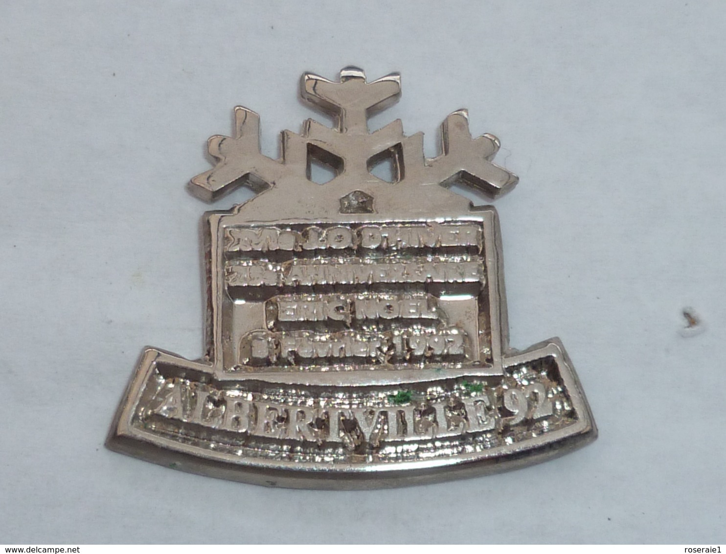 Pin's ALBERTVILLE 92, ARGENT - Olympic Games