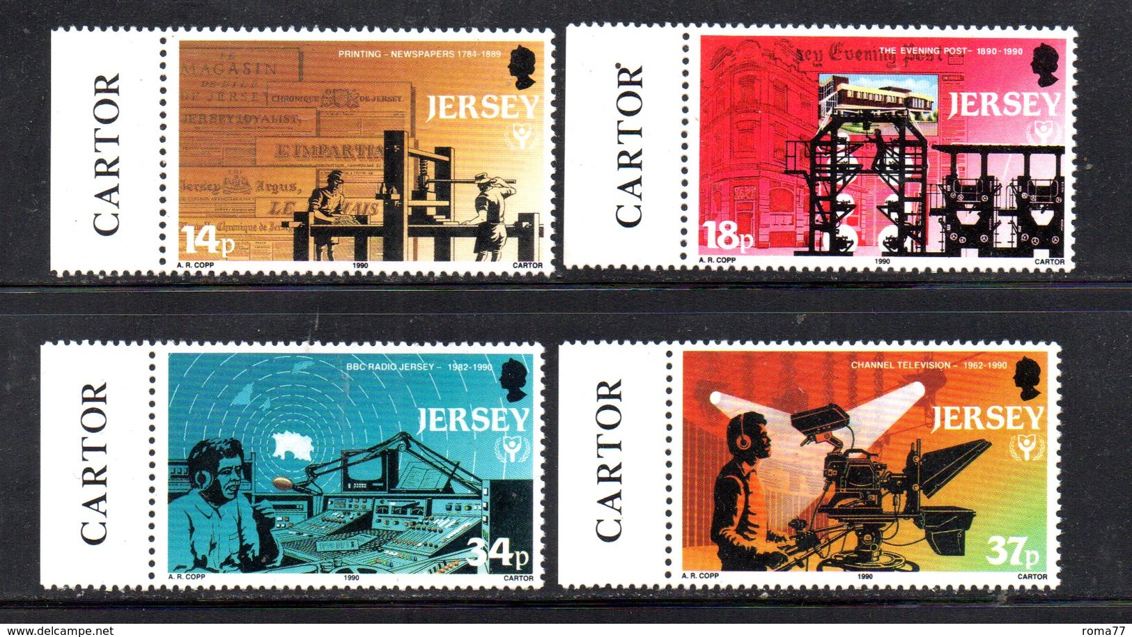 JERSEY 1990 - Serie Completa N. 514/517  MNH  *** (2380A) - Jersey