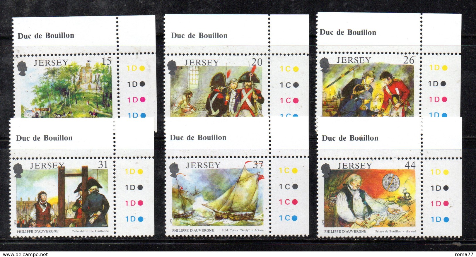 JERSEY 1991 - Serie Completa N. 527/532  MNH  *** (2380A) - Jersey