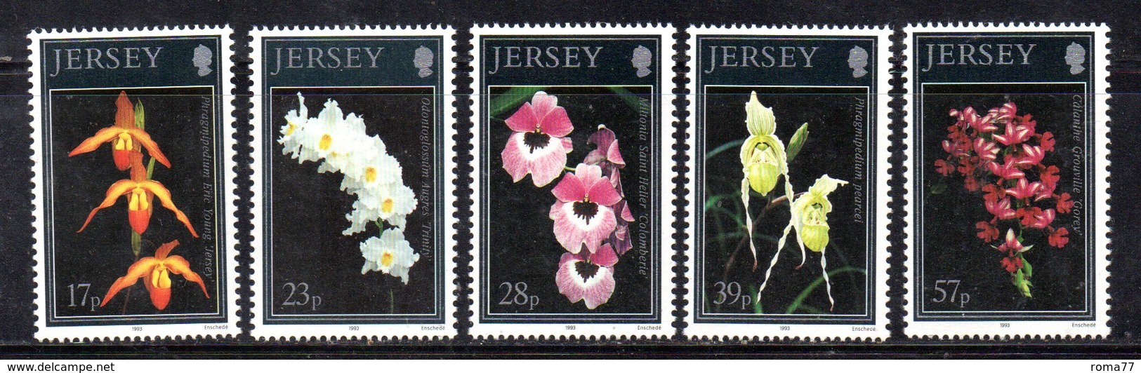 JERSEY 1993 - Serie Completa N. 589/593  MNH  *** (2380A) - Jersey