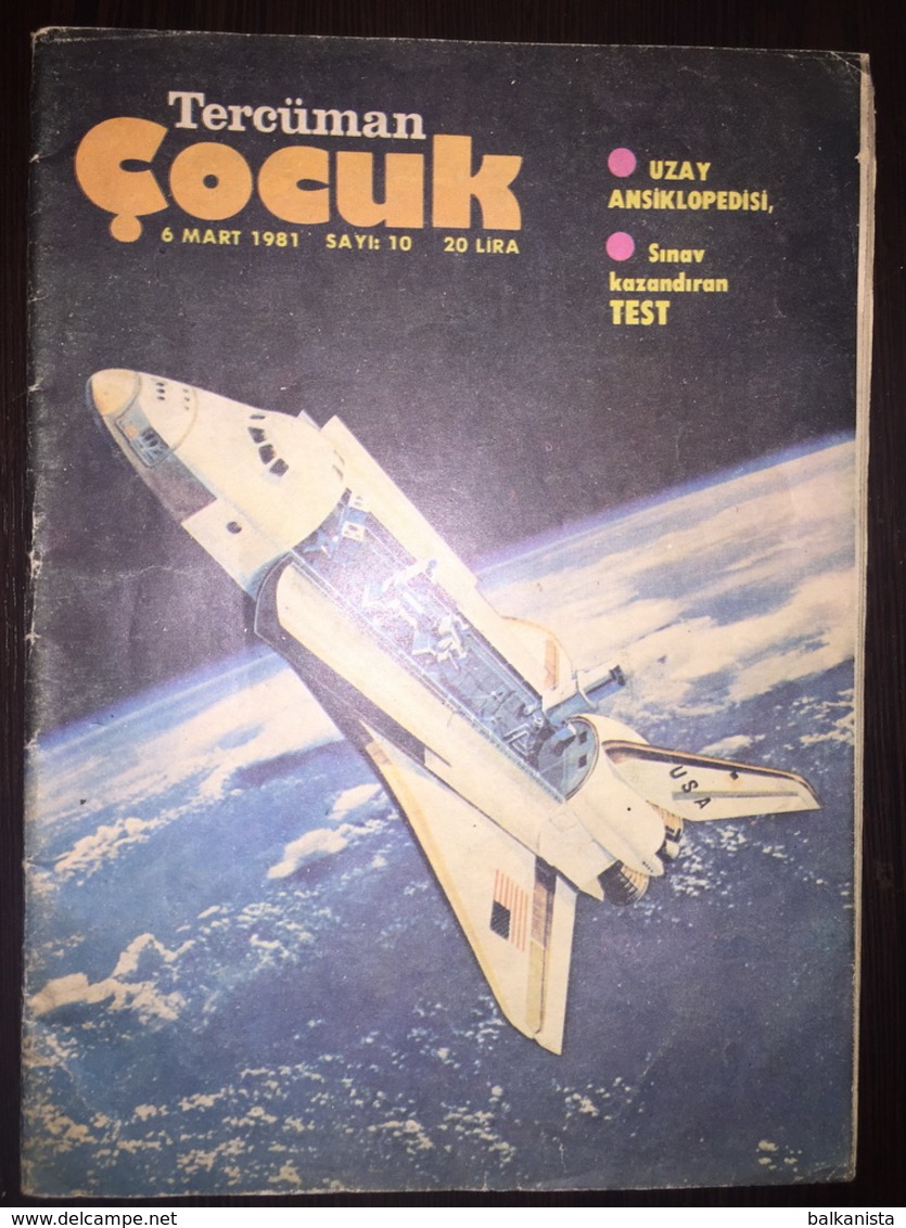 TERCUMAN COCUK Science Fiction Space Turkish MARCH 1981 - BD & Mangas (autres Langues)