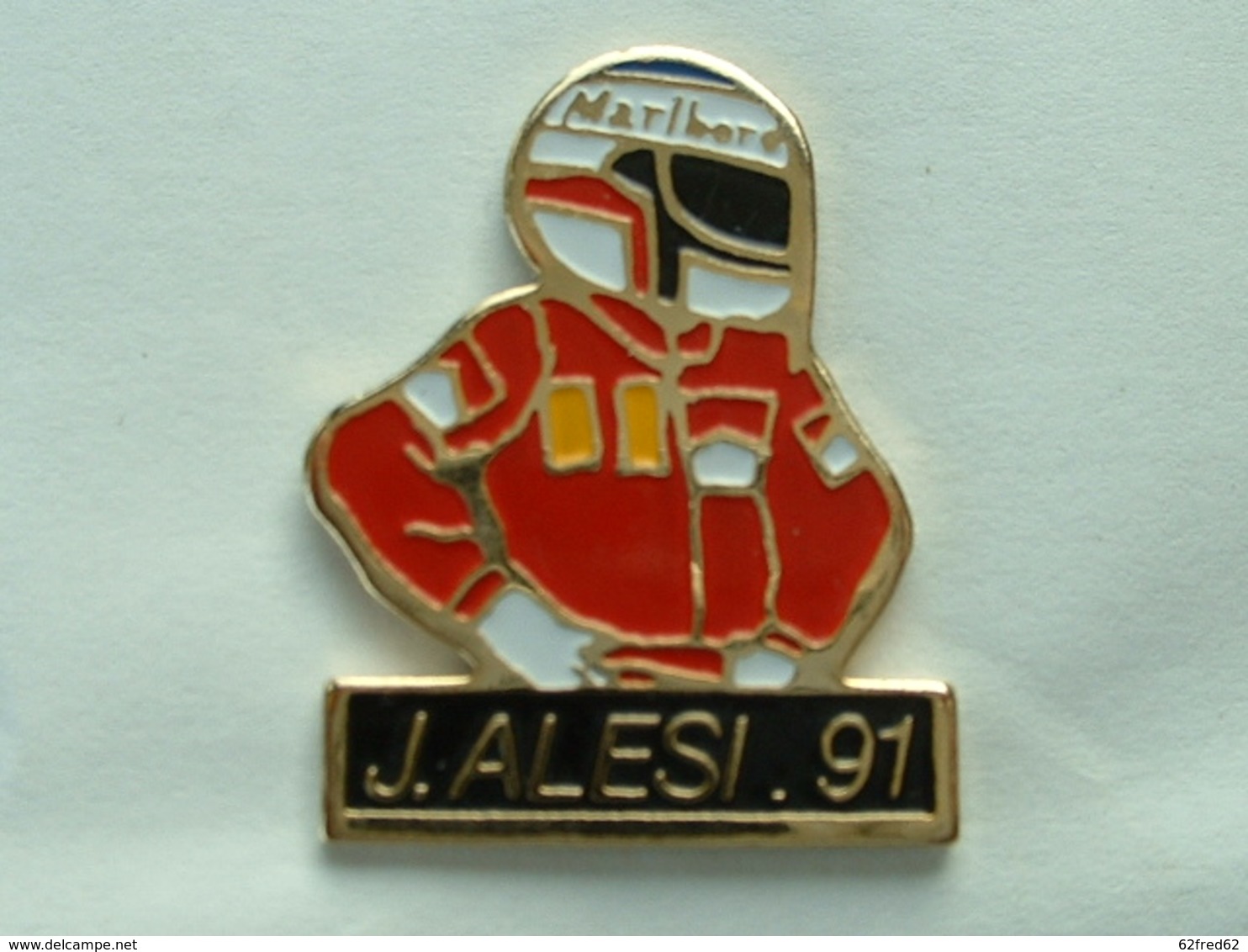 PIN'S F1 - JEAN ALESI 91 - MARLBORO - F1