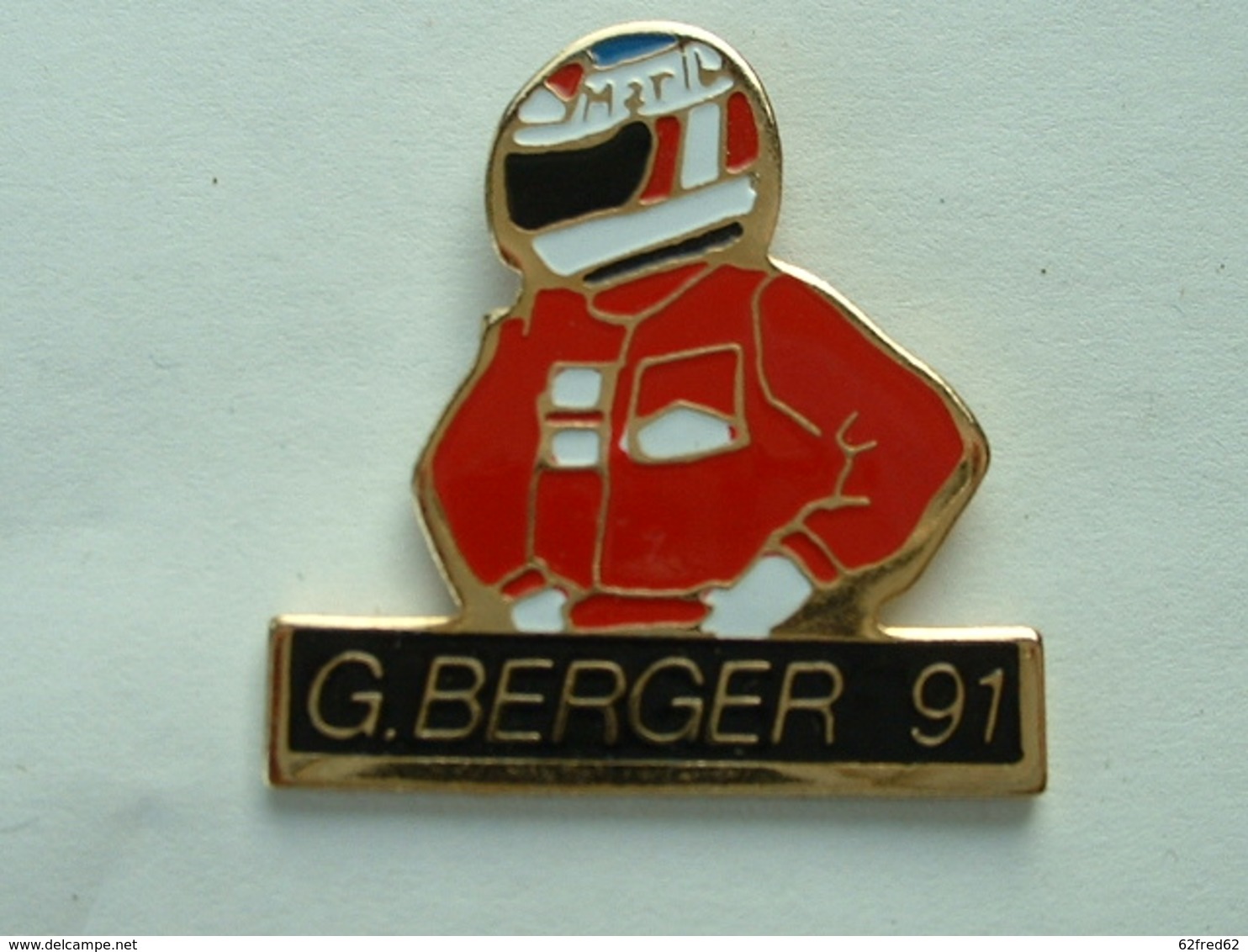 PIN'S F1 - G.BERGER 91 - MARLBORO - F1
