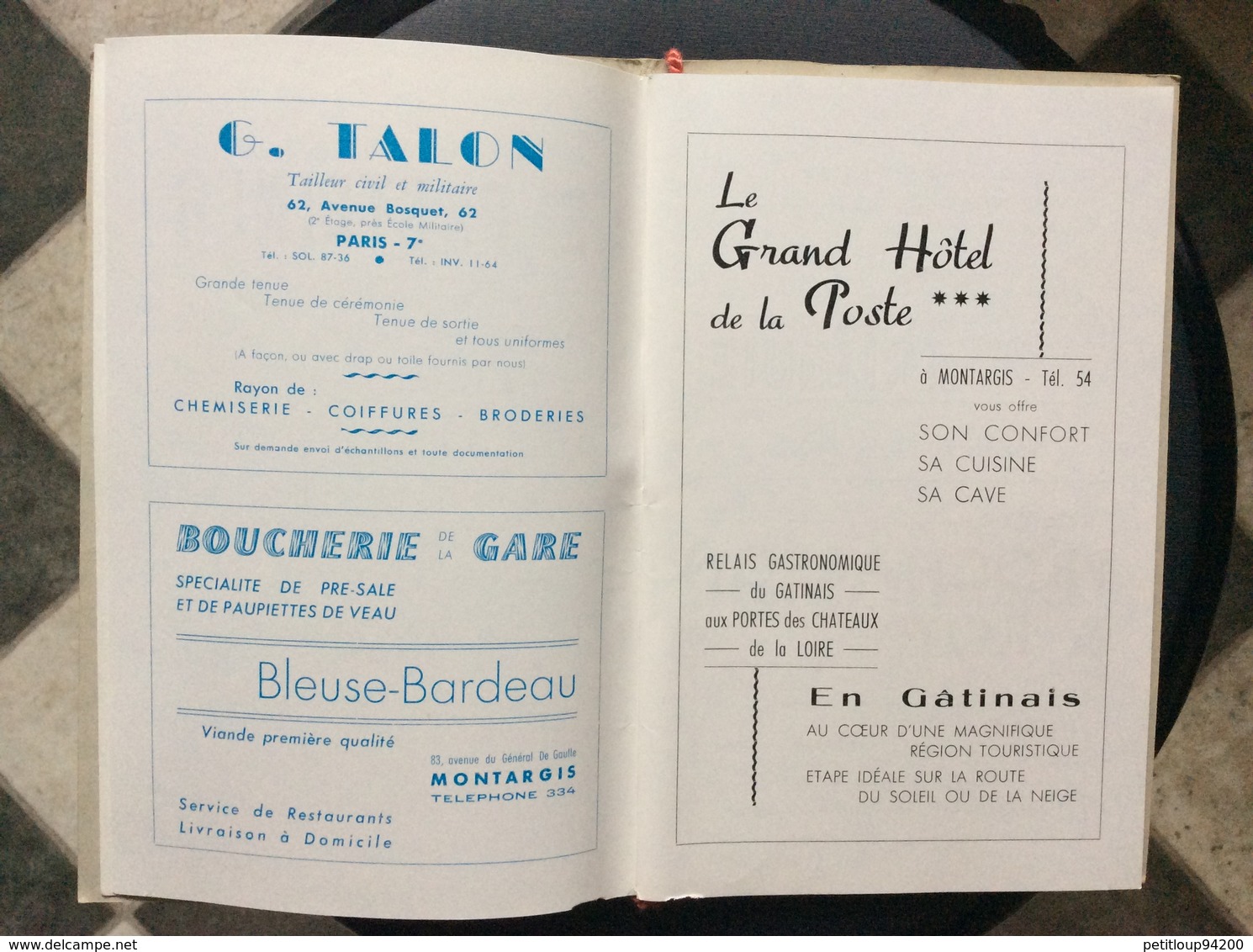 PROGRAMME  ÉCOLE D’APPLICATION DES TRANSMISSIONS EAT  Bal Des Officiers  ŒUVRES SOCIALES DE L’ ARMÉE Annee1963 MONTARGIS - Autres & Non Classés