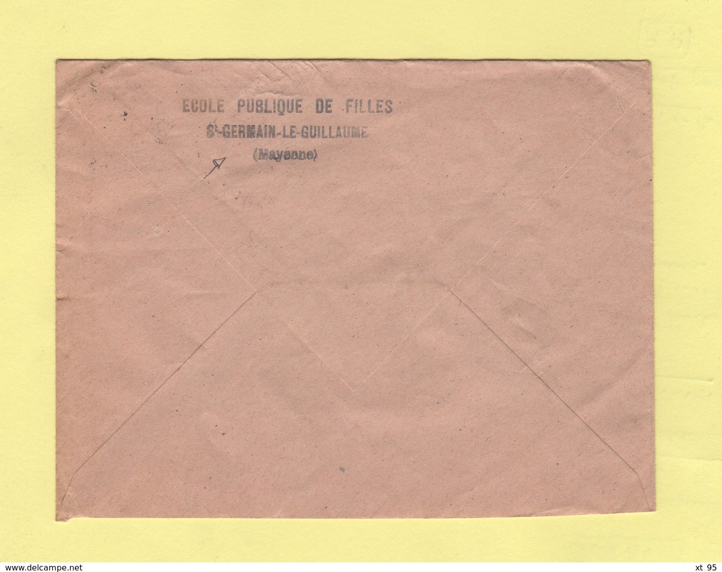 Andouille - Mayenne - CP N°1 - 2-3-1966 - Lettre De St Germain Le Guillaume - Correspondant Postaux - 1961-....
