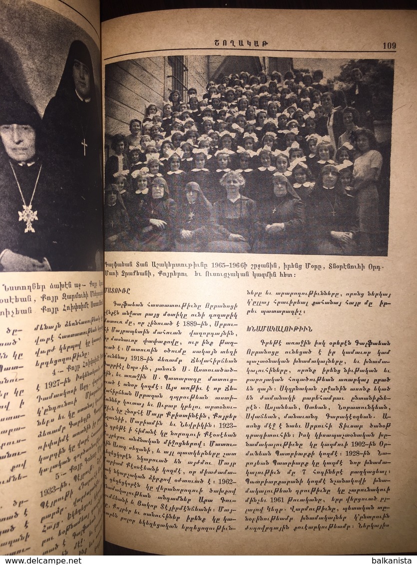 Շողակաթ Sogagat Armenian Magazine 1966-1 - Revues & Journaux