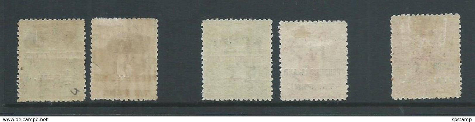 Penrhyn Island 1902 1/2d & 1d Overprints Both Shades + Extra 1d With Broken P Variety MLH - Penrhyn