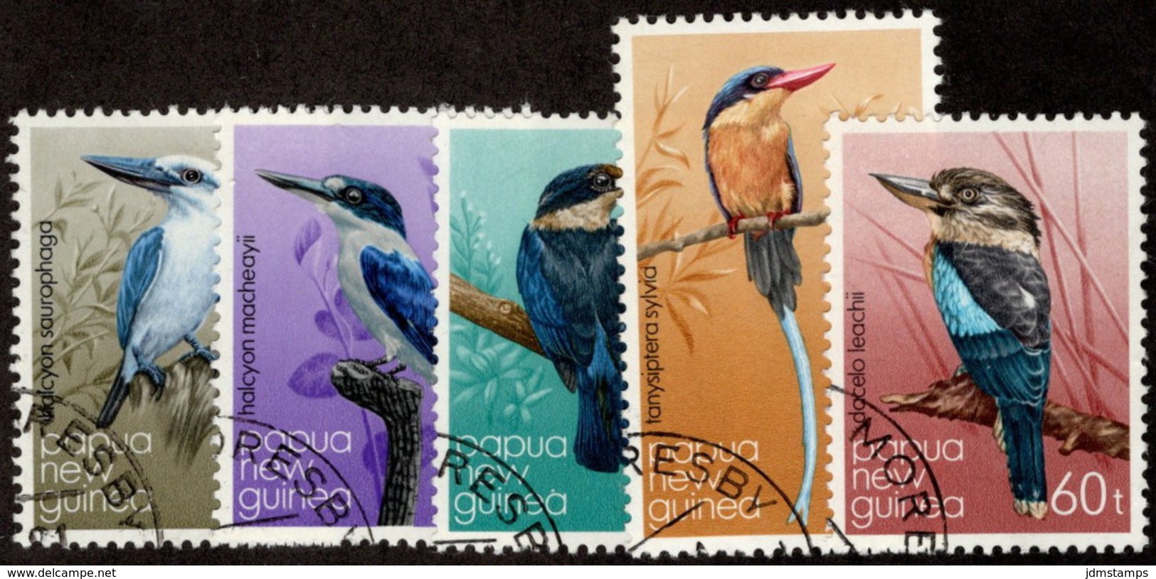 PNG SC# 529-33 U 1981 Birds CV $4.30 (I) - Papua New Guinea