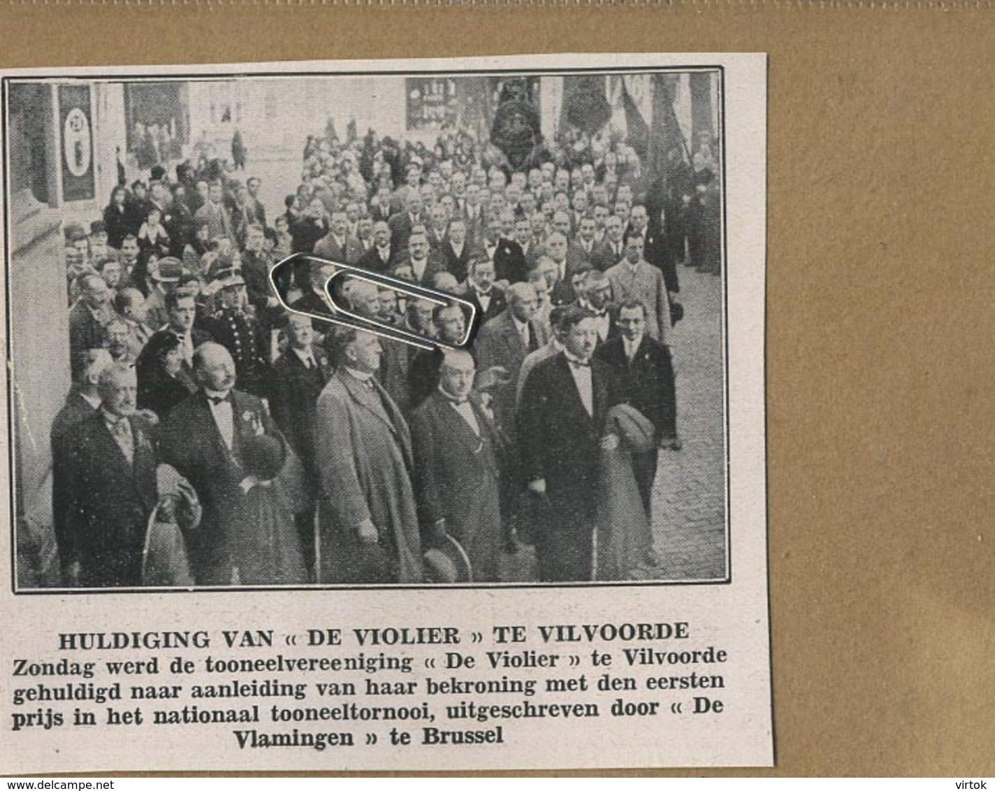 Vilvoorde : Huldiging Van ' De Violier ' - Unclassified