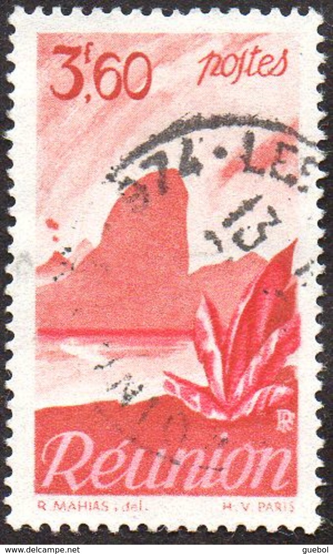 Réunion Obl. N° 273 - Détail De La Série émise En 1947 - 3f60 Rouge-brun Et Rose - Oblitérés