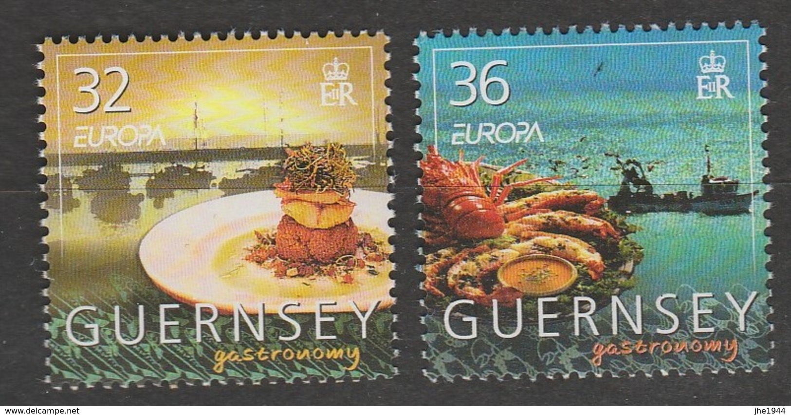 Guernesey Europa 2005 N° 1054/ 1055 **  Gastronomie - 2005