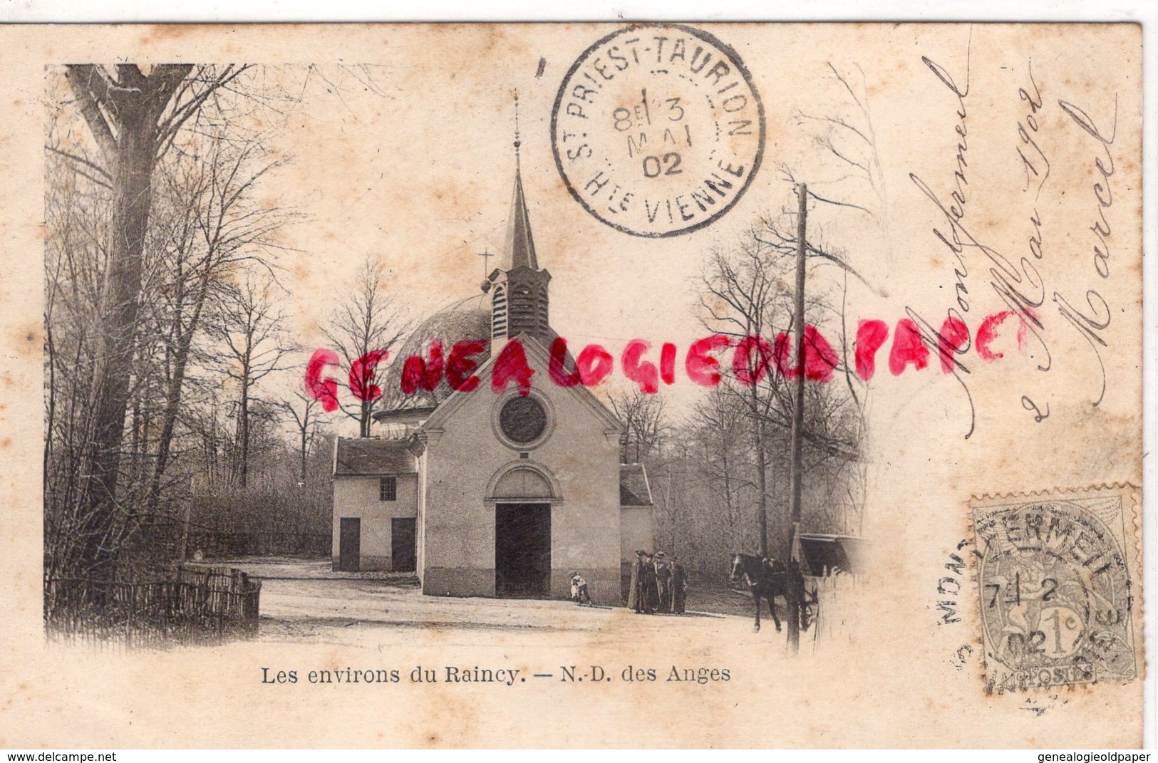 93- LE RAINCY - NOTRE DAME DES ANGES - COLLECTION PERSONNELLE DU PHOTOGRAPHE BOUDEAU ST SAINT PRIEST TAURION - Clichy Sous Bois