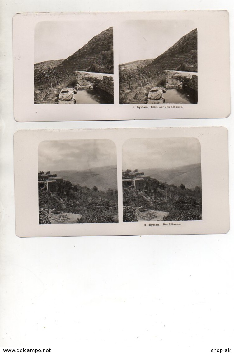 AK-2451/ 11 X   Syrien Libanon Stereofoto NPG Foto 1905 - Stereo-Photographie