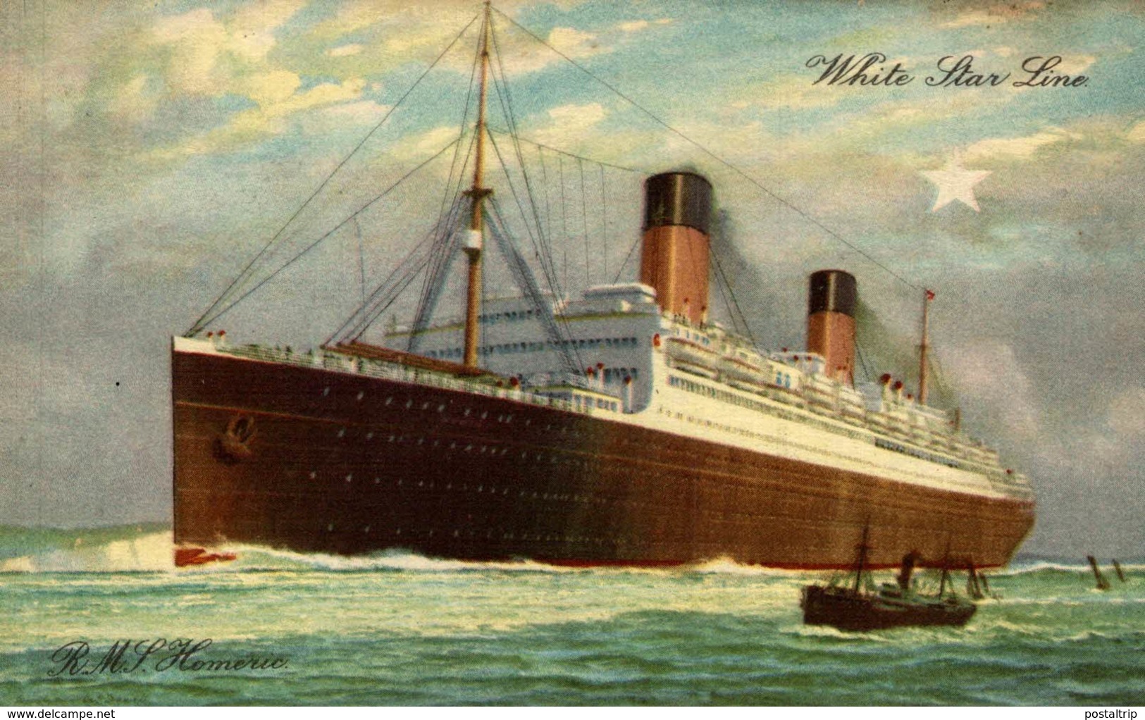 R.M.S. HOMERIC - WHITE STAR LINE  White Star Line - Dampfer